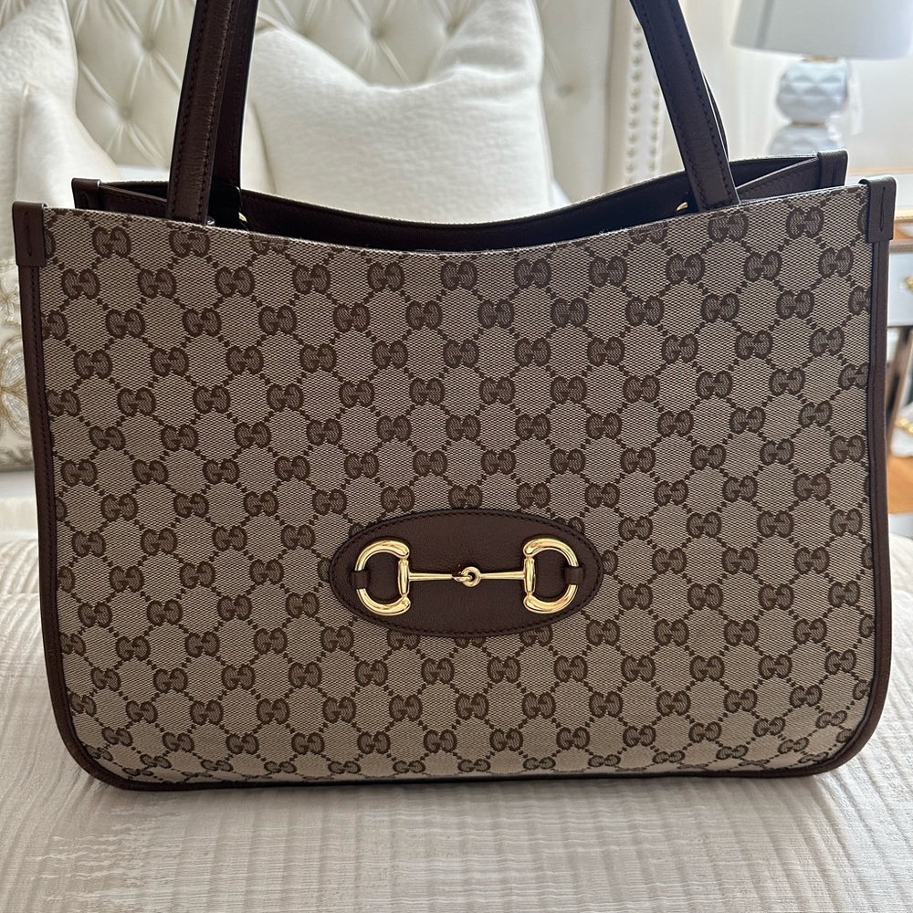 Gucci horsebit tote shoulder bag